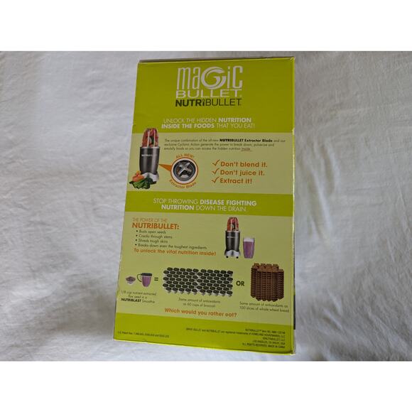 Nutribullet Original Magic Bullet Blender 600W Silver Stainless Steel Blades - Picture 8 of 16